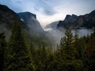 National Park美国加利福尼亚州中部约塞米蒂国家公园