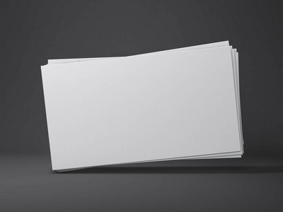 空白名片.模拟注册品牌标识.3d 楼效果图照片