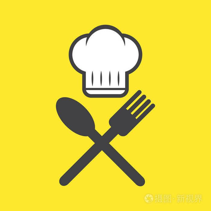 厨师厨师烹饪餐厅图标标识矢量图美食厨房设计理念