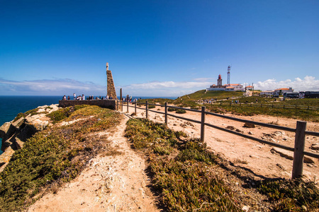 葡萄牙海岸，海角 cabo da roca欧洲最西端。怪石