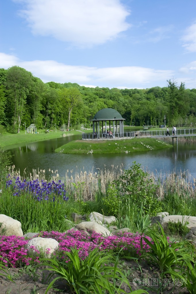 夏天美丽的公园