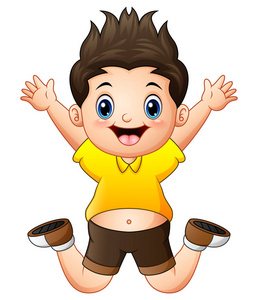 小学生跳跃图片