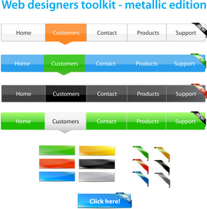 网页设计师工具包金属版图片