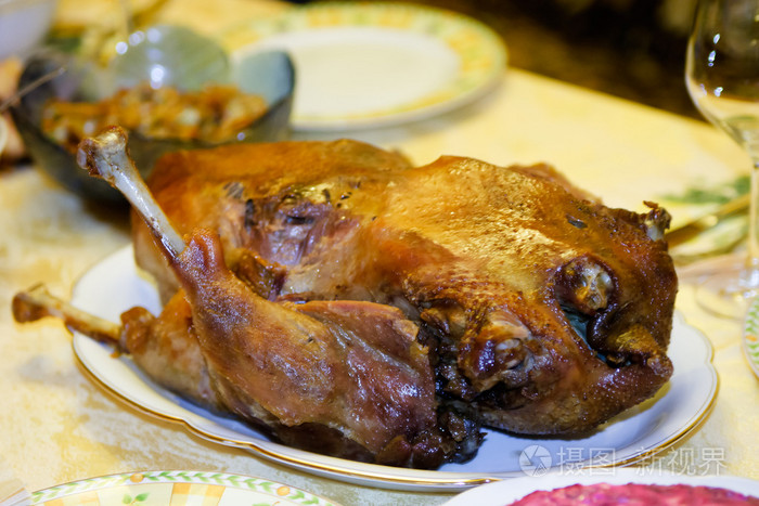 烤鹅新年大餐