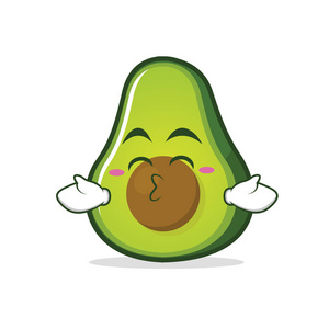 牛油果卡通图片