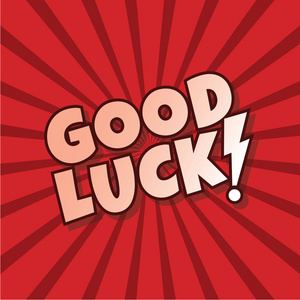 祝你好运的问候照片