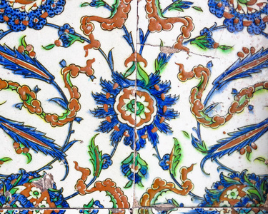 古代手工制作土耳其奥斯曼瓷砖