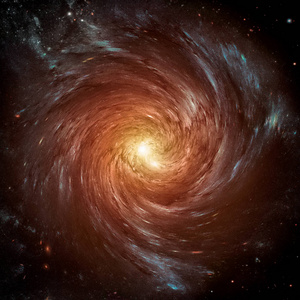 黑洞,星云覆盖着五颜六色的恒星和外层空间的云场.