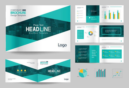 企业宣传册设计模板和页面布局的公司简介 年度报告