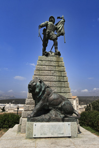 法国科西嘉博尼法西奥阿尔及利亚战争纪念碑在旧部分