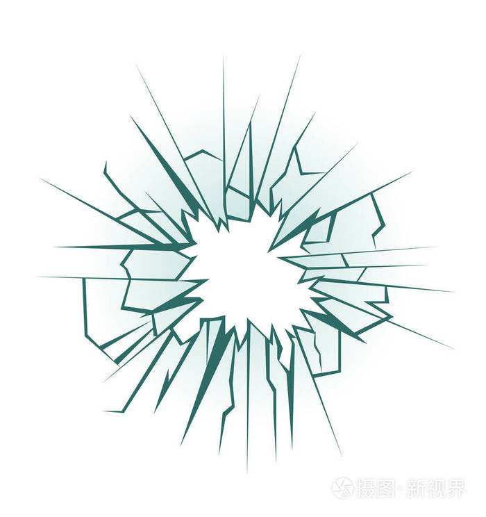 碎的玻璃矢量插画-正版商用图片01ngbi-摄图新视界