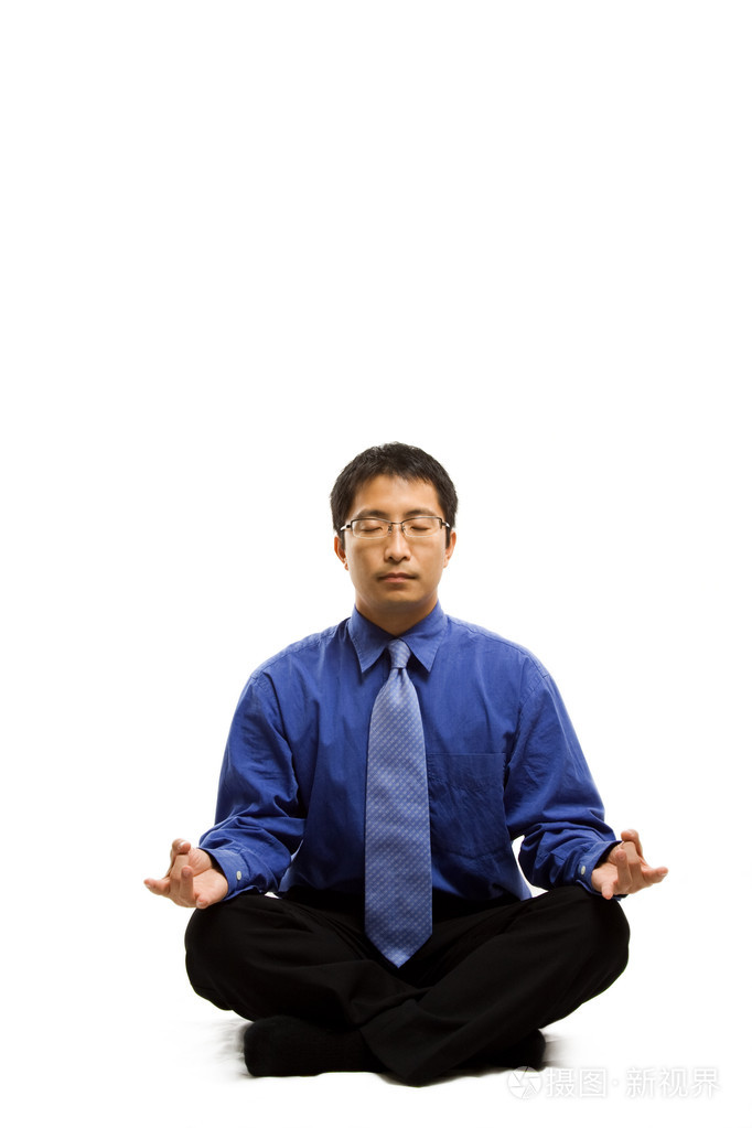 沉思的商人