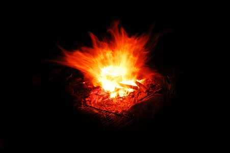 鬼火夜间烧的火 鬼火,磷火照片