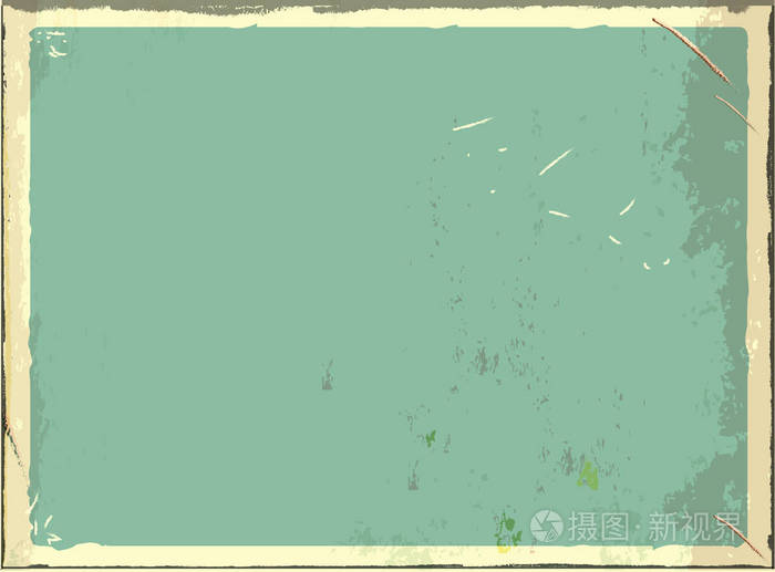 老式的空白金属标牌的文字或图形 矢量复古空背景 蓝色颜色插画 正版商用图片01nlou 摄图新视界