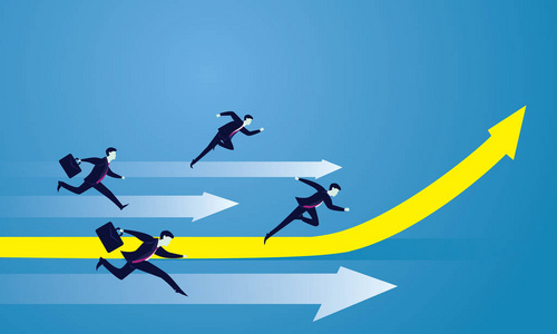 商业竞争图片-商业竞争素材-商业竞争插画-摄图新视界