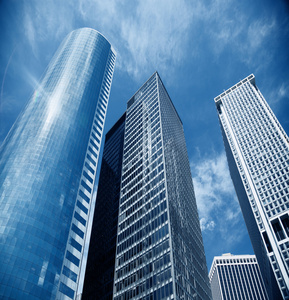 摩天大楼( skyscraper的名词复数 ) 层楼高耸 广厦高楼照片