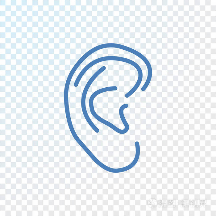 人类的耳朵图标