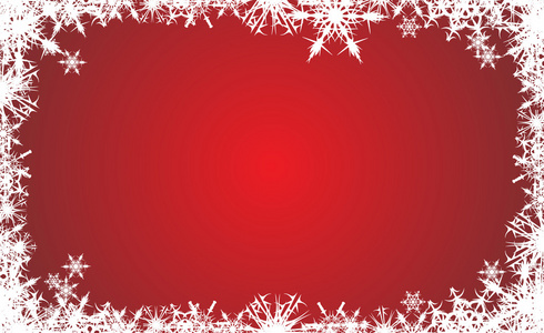 红色背景抽象的圣诞树
