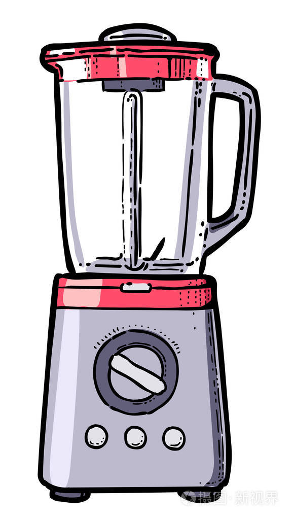 卡通形象的搅拌机插画-正版商用图片01ogyd-摄图新视界