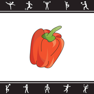 红甜椒图标