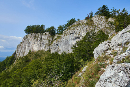 与石灰岩山地景观