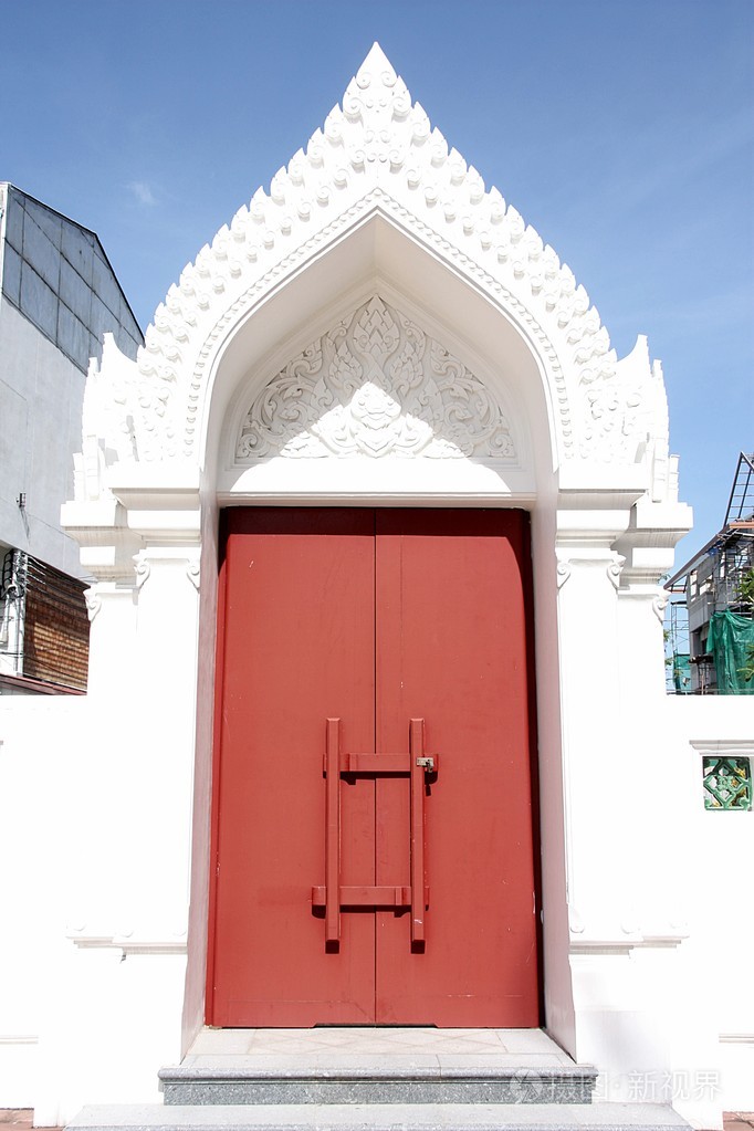 泰国寺庙的门