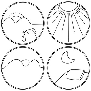 中午时间图片-中午时间素材-中午时间插画-摄图新视界