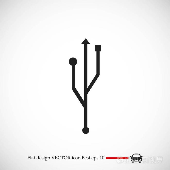 usb 符号图标插画-正版商用图片01pdol-摄图新视界