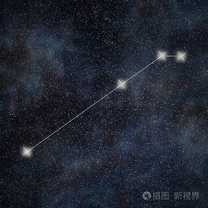 白羊座的星座.黄道带标志白羊星座线加莱克斯