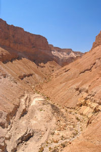 沙漠河谷景观