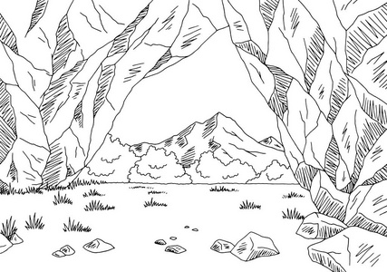 黑色风景图图片-黑色风景图素材-黑色风景图插画-摄图新视界