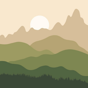 查看地形矢量山查看照片