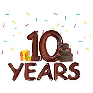 10 年周年庆祝生日