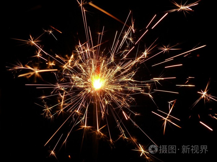 金色火花照片-正版商用图片01qh4x-摄图新视界