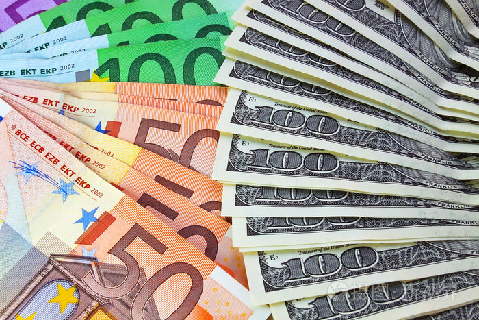 美元和欧元照片-正版商用图片01qq8c-摄图新视界