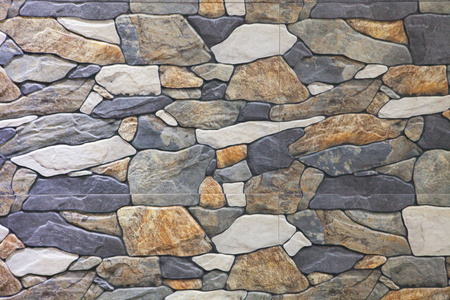 现代石砖墙，抽象背景