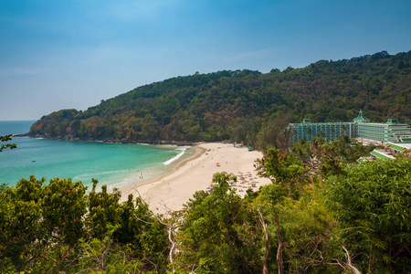 卡伦 Noi 海滩，普吉岛泰国