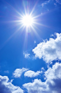 蓝蓝的天空阳光灿烂的日子图片