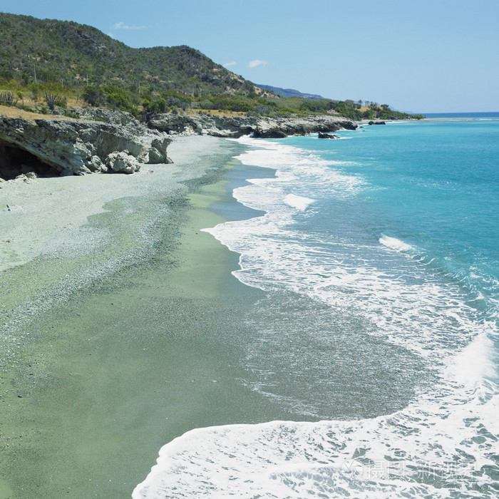 加勒比海甘特海岸线
