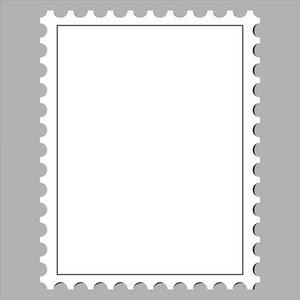 空白邮政邮票图片