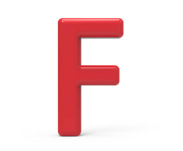 红色字母 f