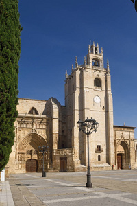 大教堂的圣安通林帕伦西亚 卡斯蒂利亚莱昂 西班牙