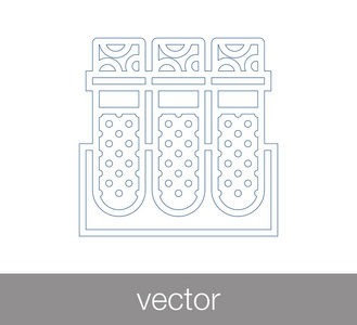 试管图标