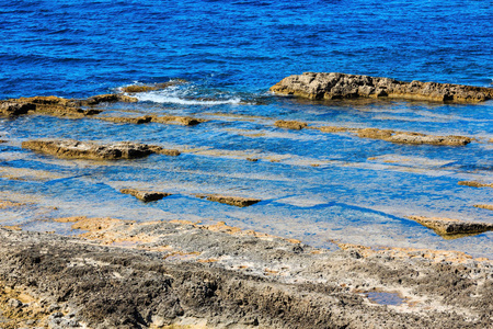 意大利西西里岛夏季海岸