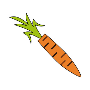 胡萝卜蔬菜图标图像