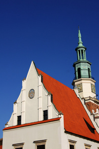 Tower of City Hall in Pozna