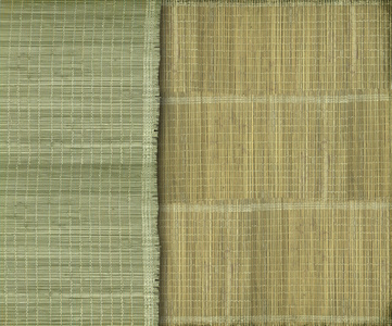 土绿色和黄色竹条背景