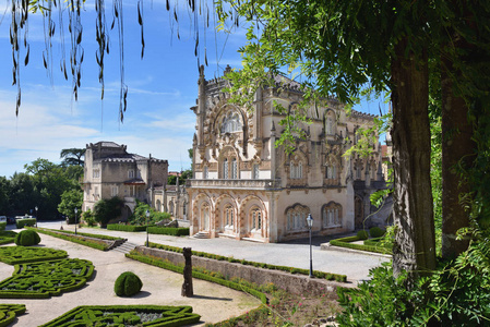 Bussaco 宫附近在葡萄牙葡