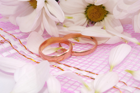 戒指和花