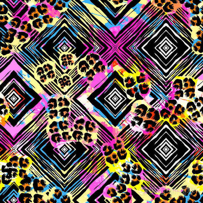 无缝编织图案打印.时尚新潮有表现力的手